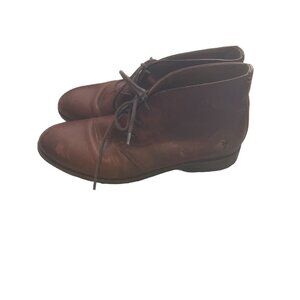 Frye Phillip Chukka Brown Leather Lace Up‎ Boots Size 9 Men